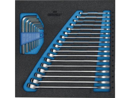 Modul na náradie 1500 CT2-7 25-dielny 2/3 modul Nástrčný kľúč / kľúč na kolíky (Farba 25-dielny 2/3 modul, Veľkosť Kombinovaný kľúč / kľúč na kolíky)