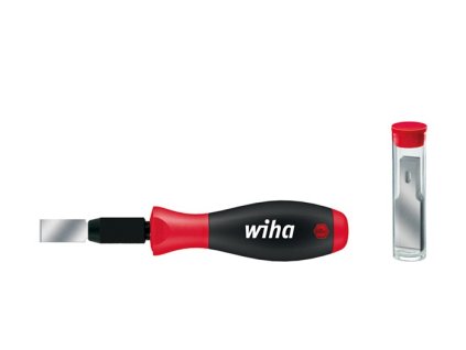 Škrabka Univerzálna sada škrabiek Čepele-B.13mm 10 čepelí s rukoväťou SoftFinish® (Farba Čepele š.13mm, Veľkosť š.10 čepelí š.rukoväť SoftFinish®)