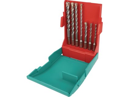 Súprava vrtákov s príklepom Trijet Ultimate 7-dielny SDS-plus Plastová škatuľka (Farba 7-dielny SDS-plus, Veľkosť Plastový box)