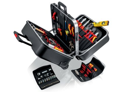 Sortiment náradia Big Twin Move Electric 63 kusov v pevnom kufríku s vozíkom (Farba 63 ks, Veľkosť v pevnom kufri s vozíkom)