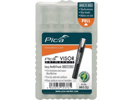 Náhradná náplň Visor permanent 4x biely vodotesný (Farba 4x biely, Veľkosť vodotesný)