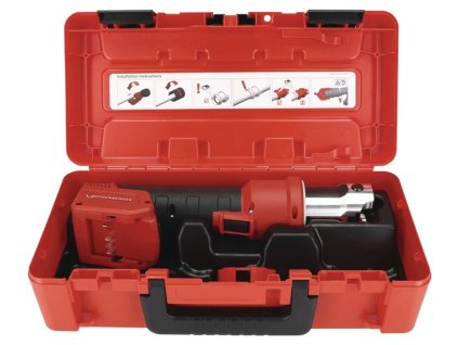 Hybridný lisovací stroj ROTHENBERGER 1000005048 32 kN 0-108 mm (Farba 32 kN 0-108 mm, Veľkosť Lisovacia čeľusť iJAW TH 16, 20, 26 mm, akumulátor)