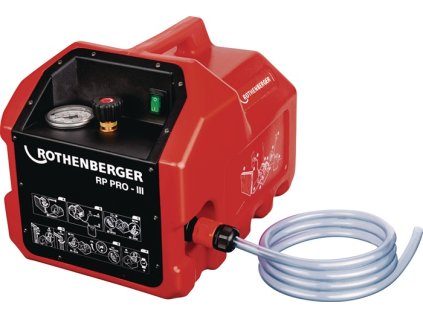 Skúšobné čerpadlo ROTHENBERGER 61185 0 - 40 bar R 1/2 ″ (Farba 0 - 40 bar R 1/2 ″)