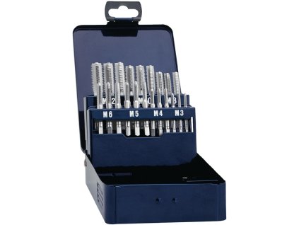 Súprava závitníkov DIN 352 M3-M12 21 kusov HSS (Farba M3-M12 21 kusov, Veľkosť HSS)
