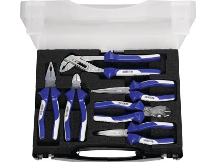 Súprava klieští  Obsah 6 kusov pochrómovaný (Farba Obsah 6 kusov, Veľkosť chrómovaný)