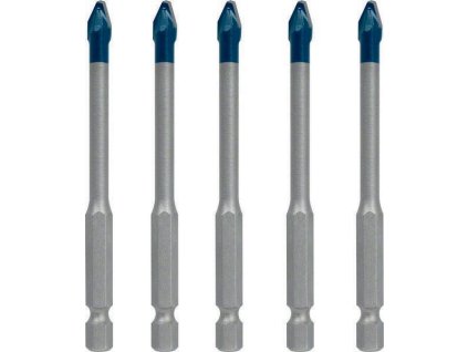 Sada keramických vrtákov Expert HardCeramic HEX-9 5-dielna 6 mm Stopka šesťhranná 2608900599 (Farba 5-dielna 6 mm, Veľkosť Šesťhranná stopka 2608900599)