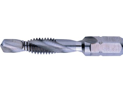 Závitník kombinovaný  HSSG 1/4 ″ 6KT M3x2,5 mm Stúpanie závitu 0,50 mm (Farba HSSG 1/4 ″ 6KT M3x2,5 mm, Veľkosť Stúpanie závitu 0,50 mm)