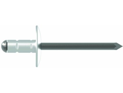 Slepý nit PolyGrip® Stopka nitu d x l 4 x 17 mm K12 Hliník / oceľ (Farba Stopka nitu d x l 4 x 17 mm K12, Veľkosť Hliník / oceľ)