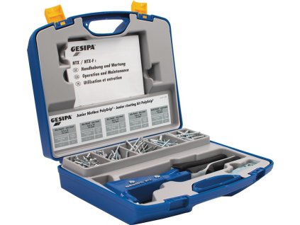 Sortiment slepých nitov Krabička na nity Junior PolyGrip® 352 kusov  (Farba 352 kusov)