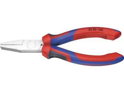 Ploché kliešte DIN ISO 5745 celková dĺžka 160 mm pochrómovaný (Farba Celková dĺžka 160 mm, Veľkosť chrómovaný)