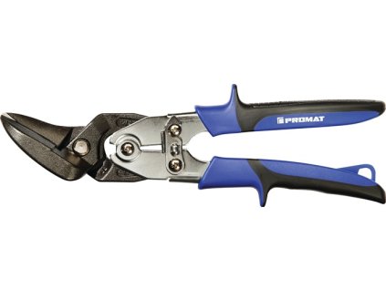 Nožnice na plech  Dĺžka 260 mm ľavá Oceľ max. 1,5 mm (Farba Dĺžka 260 mm ľavá, Veľkosť Oceľ max. 1,5 mm)