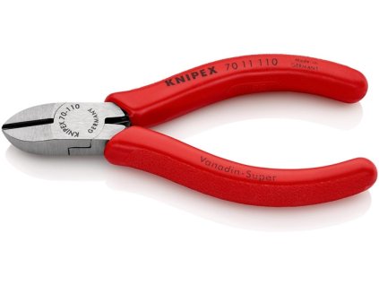 Kliešte bočné štiepacie  dĺžka 110 mm Leštená hlava (Farba Dĺžka 110 mm, Veľkosť Leštená hlava)