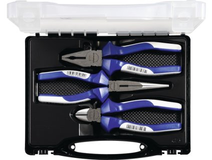 Súprava klieští  Obsah 3-dielny pochrómovaný (Farba Obsah 3 diely, Veľkosť chrómovaný)