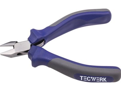 Kliešte na elektroniku bočné, dĺžka 115 mm špicaté TECWERK