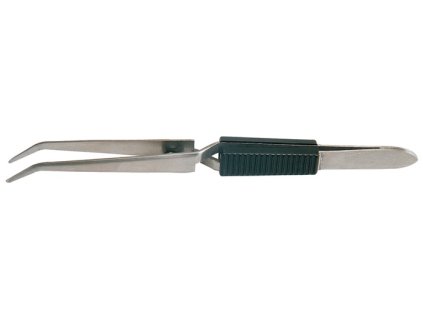 Spájkovacia krížová pinzeta TECWERK celková dĺžka 160 mm (Farba Celková dĺžka 160 mm, Veľkosť ohnuté hroty z nehrdzavejúcej ocele)