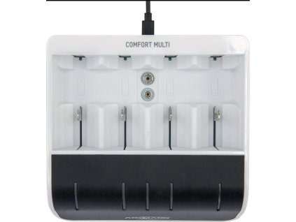 Nabíjačka batérií Comfort-Multi so vstupom USB 1,2 V NiMH (Farba so vstupom USB, Veľkosť 1,2 V NiMH)