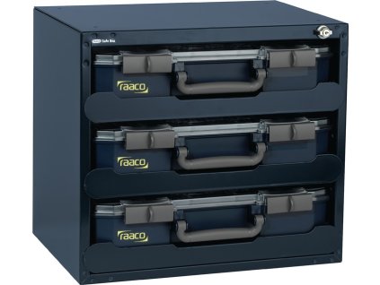 Trezor na sortiment  Š452xD405xV330mm 3 priehradky so sortimentnými boxmi (Farba Š452xD405xV330mm, Veľkosť 3 priehradky so sortimentnými boxmi)