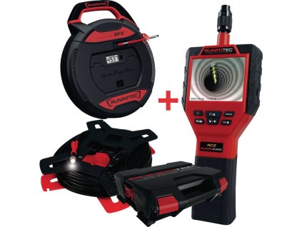 Trubková kamera RUNPOCAM RC2 Dĺžka kábla 30 m GF3 (Farba Dĺžka kábla 30 m, Veľkosť GF3)