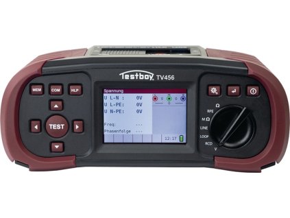 Inštalačný tester TV 456 na skúšanie elektrických inštalácií  (Farba na testovanie elektrických systémov)