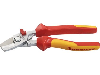 Káblové nožnice  Dĺžka 180 mm Leštená hlava VDE (Farba Dĺžka 180 mm, Veľkosť Leštená hlava VDE)