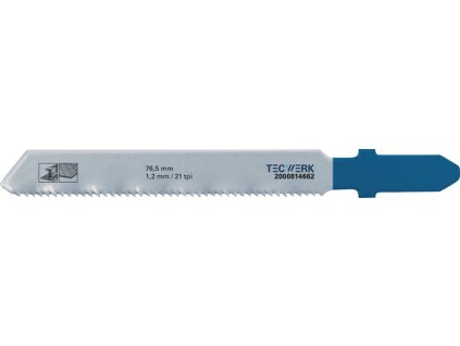 Príklepová píla TECWERK celková dĺžka 76,5 mm (Farba Celková dĺžka 76,5 mm, Veľkosť Rozstup zubov 1,2 mm)