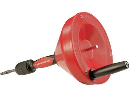 Ručný čistič rúr ROSPI® H+E Plus Dĺžka špirály 7,5 m Špirála Ø 8 mm (Farba Dĺžka špirály 7,5 m, Veľkosť Ø špirály 8 mm)