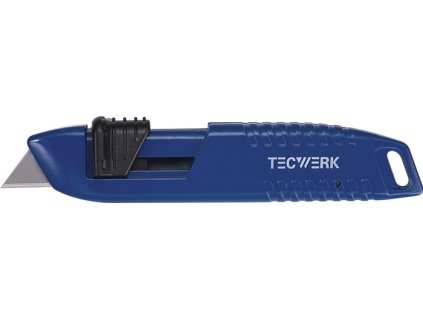 Bezpečnostný nôž TECWERK dĺžka 167 mm šírka 25 mm výška 35 mm (Farba Dĺžka 167 mm Šírka 25 mm Výška 35 mm, Veľkosť Hĺbka rezu 24 mm)