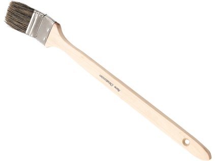Štetec na radiátory  Šírka 75 mm Dĺžka štetín 50 mm sivé zmiešané štetiny (Farba Šírka 75 mm Dĺžka štetín 50 mm, Veľkosť sivé zmiešané štetiny)