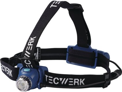 LED čelovka TECWERK 3,7 V 2600 mAh (Farba 3,7 V 2600 mAh, Veľkosť Li-ion 5 V)
