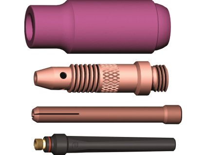 Súprava príslušenstva TIG (Farba 4 kusy v plastovej škatuli, Veľkosť WE 3,2 mm)
