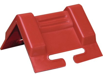 Držiak na ochranu hrán (Farba dĺžka nohy 95 x 95 mm červená, Veľkosť so štrbinou 10 ks/sada)