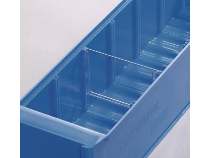 Deliace steny (Farba pre policový box š. 183 mm, Veľkosť Styrolux transparentný  10 ks/bal.)