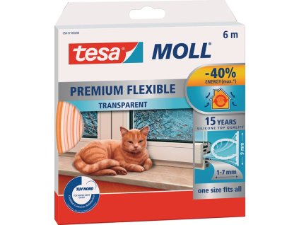 Tesnenie okien (Farba B9mmxH7mmxL6m, Veľkosť priehľadná)