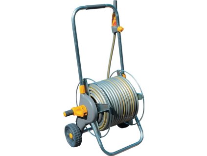 Hadicový vozík (Farba Pripojovací závit 16 mm 5/8″, Veľkosť Plast/kov  Kartónová krabica)