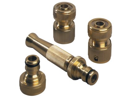 Rýchlospojky a príslušenstvo mosadz (Farba Mosadzná hadica veľkosti 19 mm)