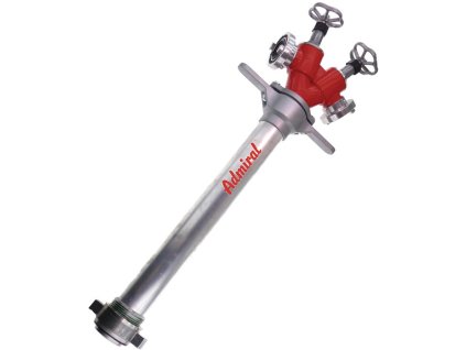 Stojanové rúry (Farba hliník, Veľkosť DN 80 2 x C výstup, 2 ventily)