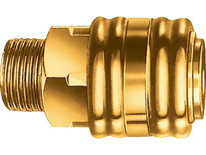 Spojky na stlačený vzduch (Farba DN 7,2, vonkajší závit mosadz, Veľkosť Závit G 1/2 20,95 mm)