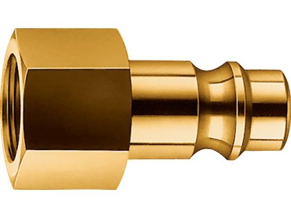 Vsuvka (Farba Mosadzná zátka DN 7,2, Veľkosť Vnútorný závit G 1/2 ″)