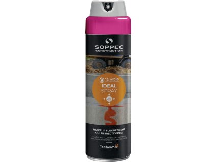 Značkovacie spreje (Farba neónová ružová, Veľkosť 500 ml  Rozprašovač)