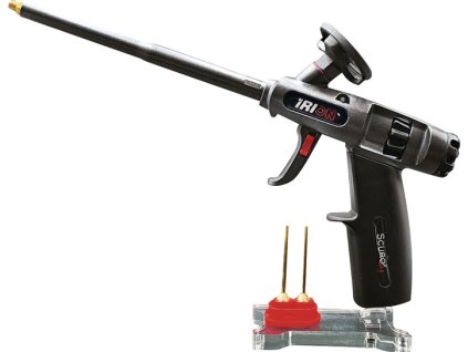 Montážna pištoľ 1K (Farba kov, Veľkosť pre pištoľové peny 1C PU)