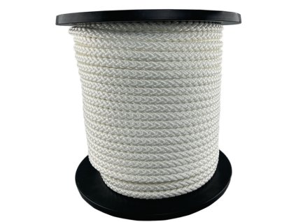 Laná a príslušenstvo (Farba Kladka Ø 8 mm, Veľkosť biely plný + jemný oplet s jadrom)