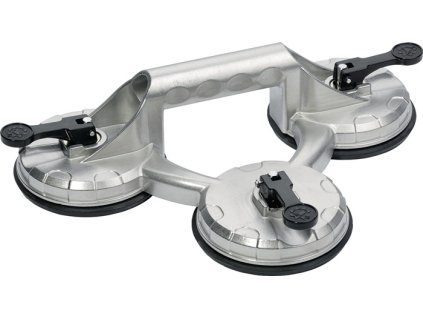 Odsávací zdvihák (Farba Nosnosť 100 kg Hlava Ø 118 mm, Veľkosť 3 hlavy hliník)