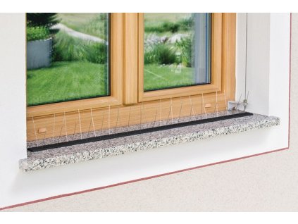 Ochrana proti vtákom (Farba Ochrana do 75 cm, 30 hrotov, Veľkosť plast)