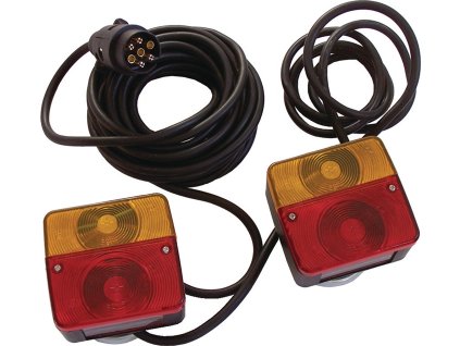 Adaptéry pre vozidlá a prívesy (Farba plast, Veľkosť 1,62 kg čierna 7-pinová)