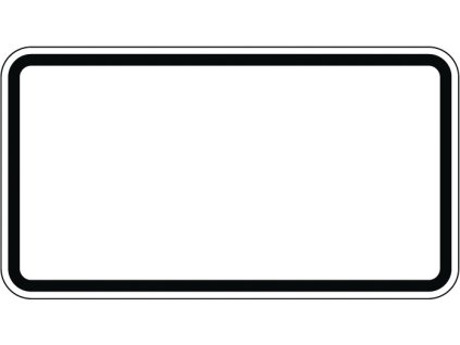 Dopravné značky (Farba Dĺžka 330x šírka 600 mmx2 mm, Veľkosť Obdĺžnik RA2)