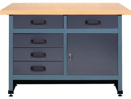 Pracovné stoly (Farba Š1200xH600xV840 mm, Veľkosť 5 zásuviek)