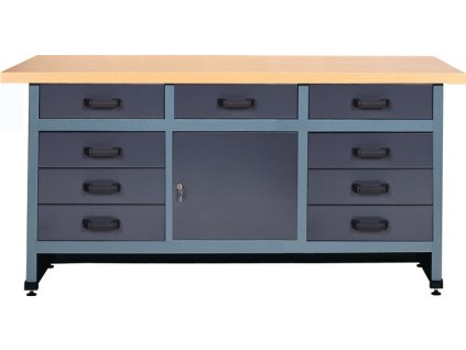Pracovné stoly (Farba Š1700xD600xV840mm, Veľkosť 9 zásuviek)