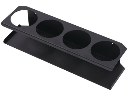 Držiak plechoviek (Farba pre krabice do Ø cca 70 mm, Veľkosť pre systém perforovaných stien 9 x 9 mm)