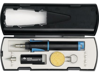 Plynová spájkovacia súprava INDEPENDENT 75 BASIC SET 15 - 75 W 580 °C 46 s (280 °C) ERSA (Farba 15 - 75 W, Veľkosť 580 °C 46s (280 °C))