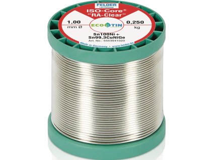 Spájkovací drôt (Farba 1 mm, Veľkosť 250 g Sn100Ni+)
